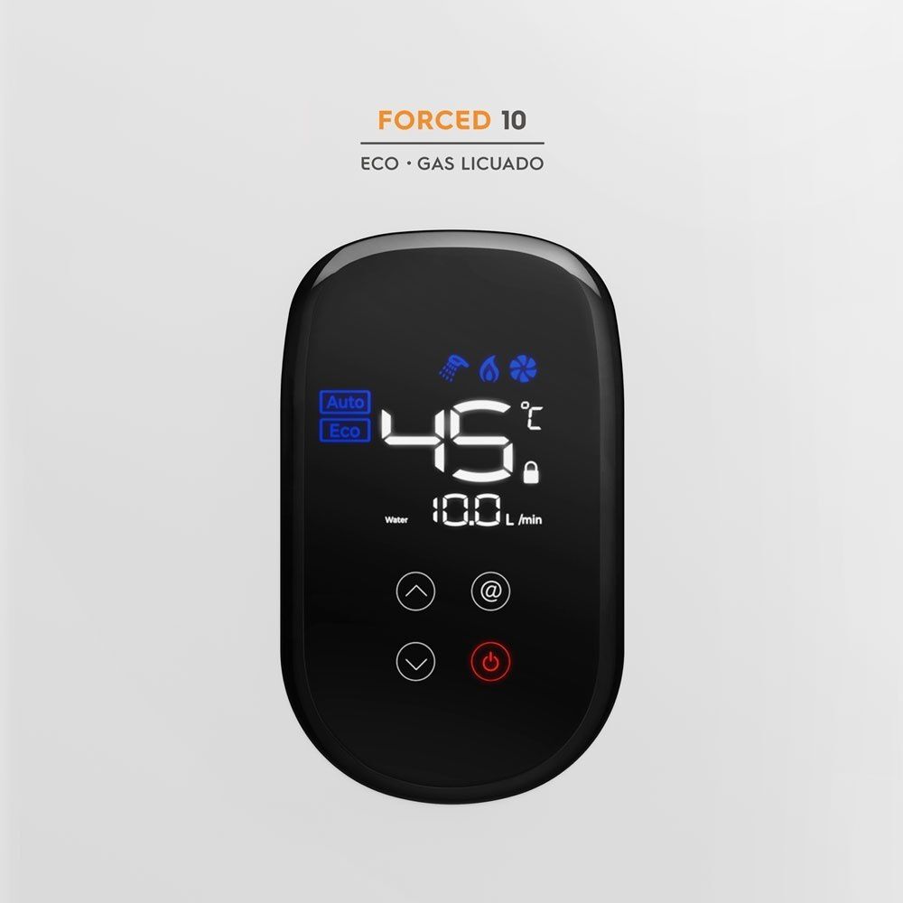 Calefont Gas Licuado 10 Litros Tiro Forzado Forced 10 Eco image number 4.0