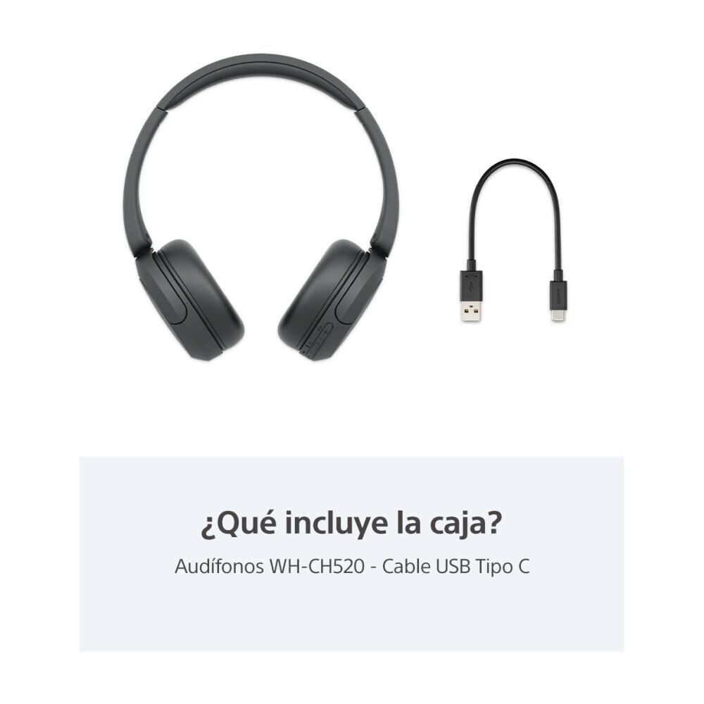 Audífonos Bluetooth Sony Wh-ch520/bz Uc image number 2.0