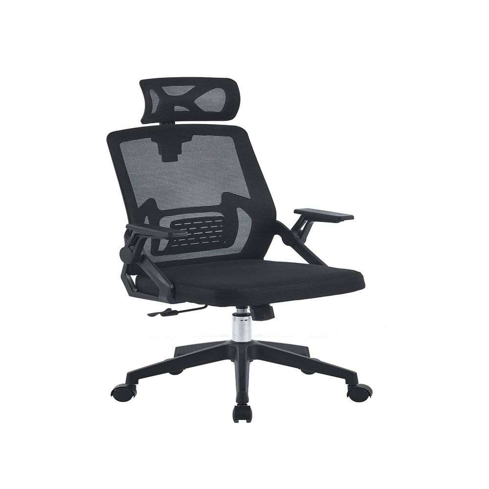 Silla De Oficina Ejecutiva Manchester Ergonomica Color Negro Bm-809 Arthome image number 0.0