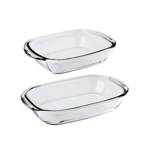 Set 2 Fuentes Rectangulares Sempre Para Horno Menaje Cocina