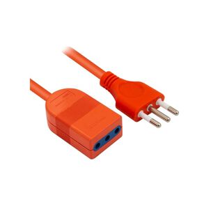 Extension Alargador 10mts 2500w Naranjo Xt50