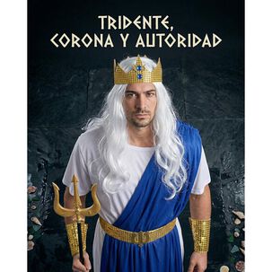 Disfraz Cosplay Poseid&oacute;n Dios Del Mar Griego