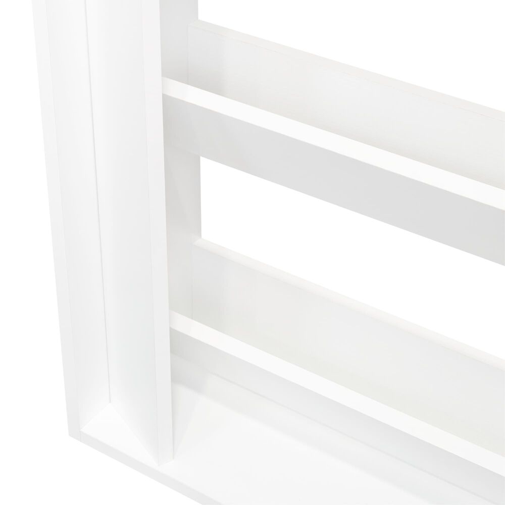 Mueble Zapatero Organizador 80,6x63,2x22,1 Cm Blanco Y Café Claro image number 6.0