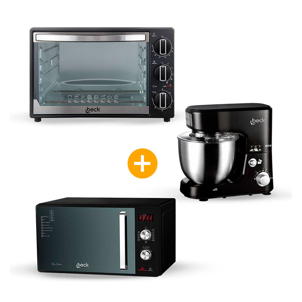 Horno El&eacute;ctrico EO3042 / 30 Litros / 1500W + Microondas MO2362 / 23 Litros / 1250W + Batidora de Pedestal BP SM5062 / 5 Litros / 1000W image number 0.0