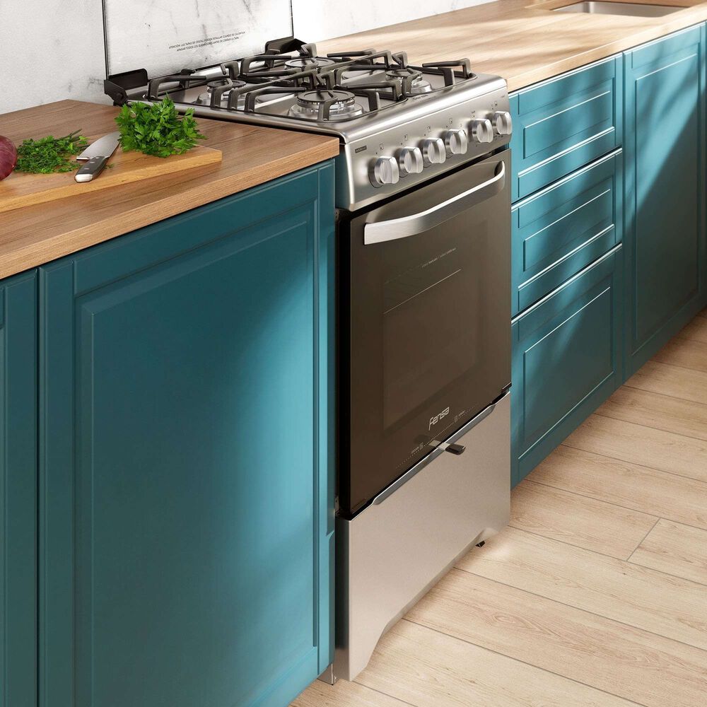 Cocina A Gas 4 Platos Fensa Experience F 2606 T Gris image number 3.0