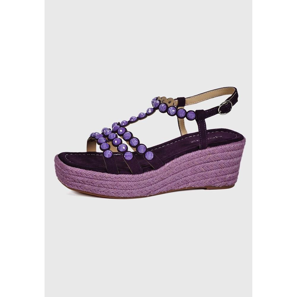 Sandalia Cuero Eunis Rojo image number 0.0