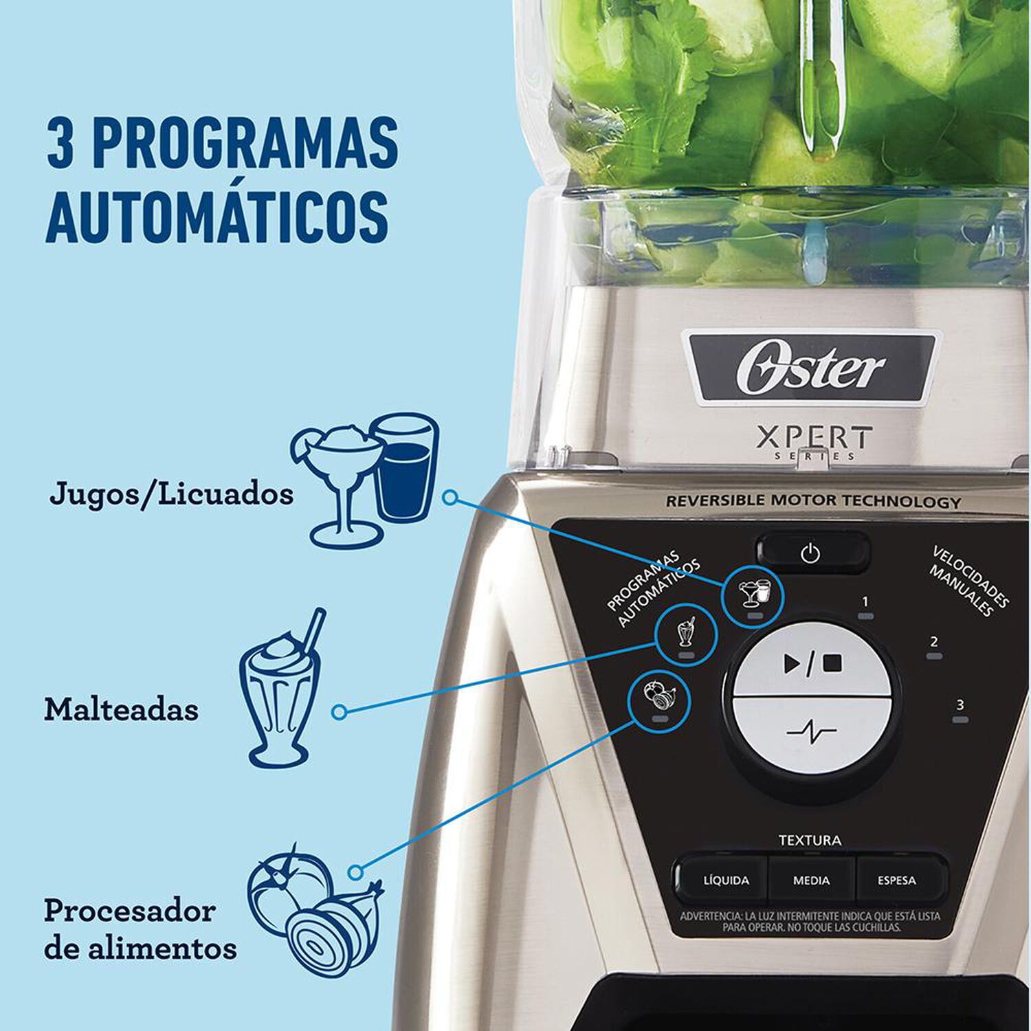 Licuadora Oster BLST3B-CPG-052 / 2 Litros / 1100W image number 1.0