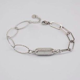 Pulsera 19v69 Plateado Mujer Stb341