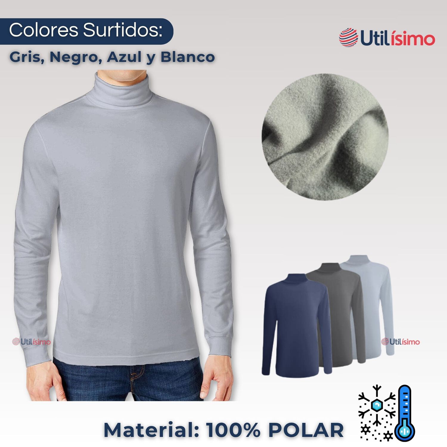 Pack 3 Camisetas Polar Juvenil Beatle Colores Surtidos image number 1.0