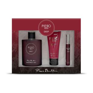 Set De Perfumería Red Deep Piero Butti / Set / Eau De Parfum + Perfumero + After Shave Piero Butti