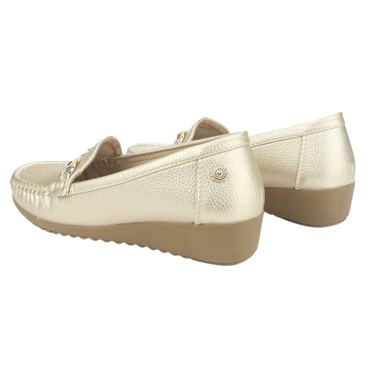 Mocasin Chalada Mujer Malu-2 Dorado Casual image number 5.0