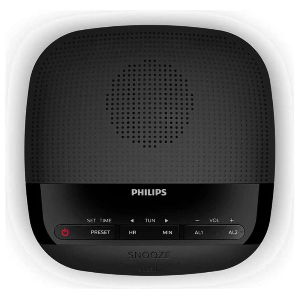Radio Reloj Despertador Bluetooth Fm Negro Tar3205 image number 3.0