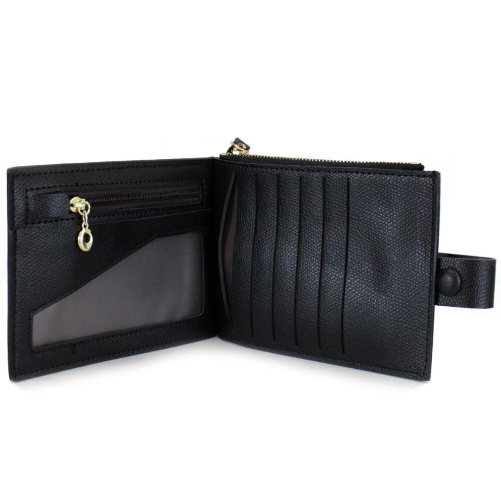 Billetera De Mujer Eva Negro Carven image number 2.0