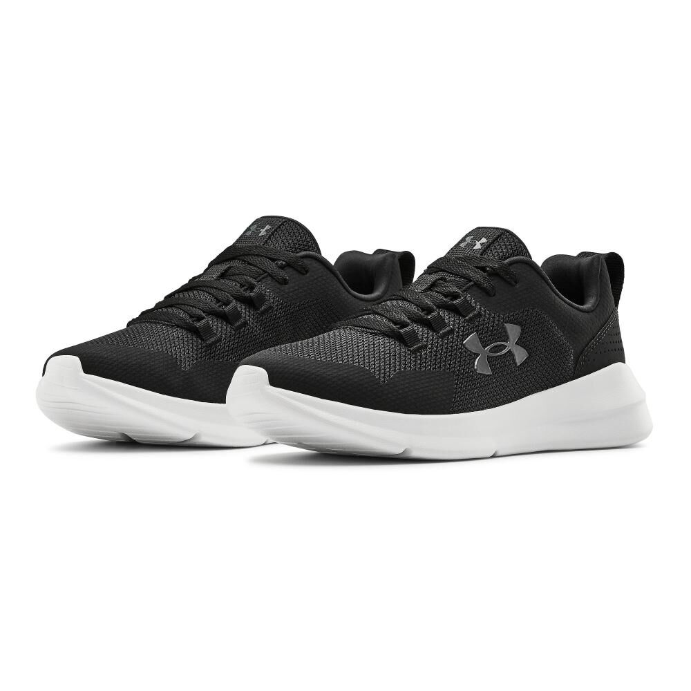 Zapatilla Running Mujer Under Armour Essential W Negro/blanco image number 4.0