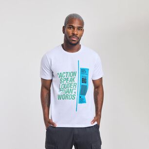 Polera Deportiva Estampada Slim Manga Corta Cuello Redondo Hombre Wetland