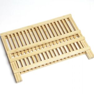 Secaplatos De Bambu Natural Hbt 45x33x40 Cm