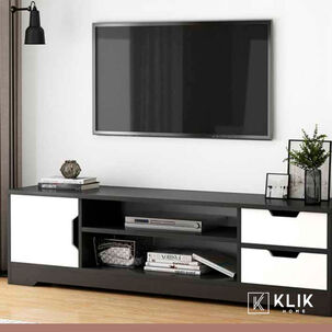 Rack De Tv O Buffet Con Cajones Night Black