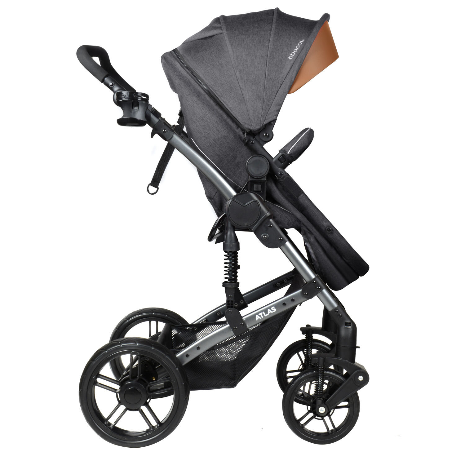 Coche Travel System Atlas Gris image number 5.0