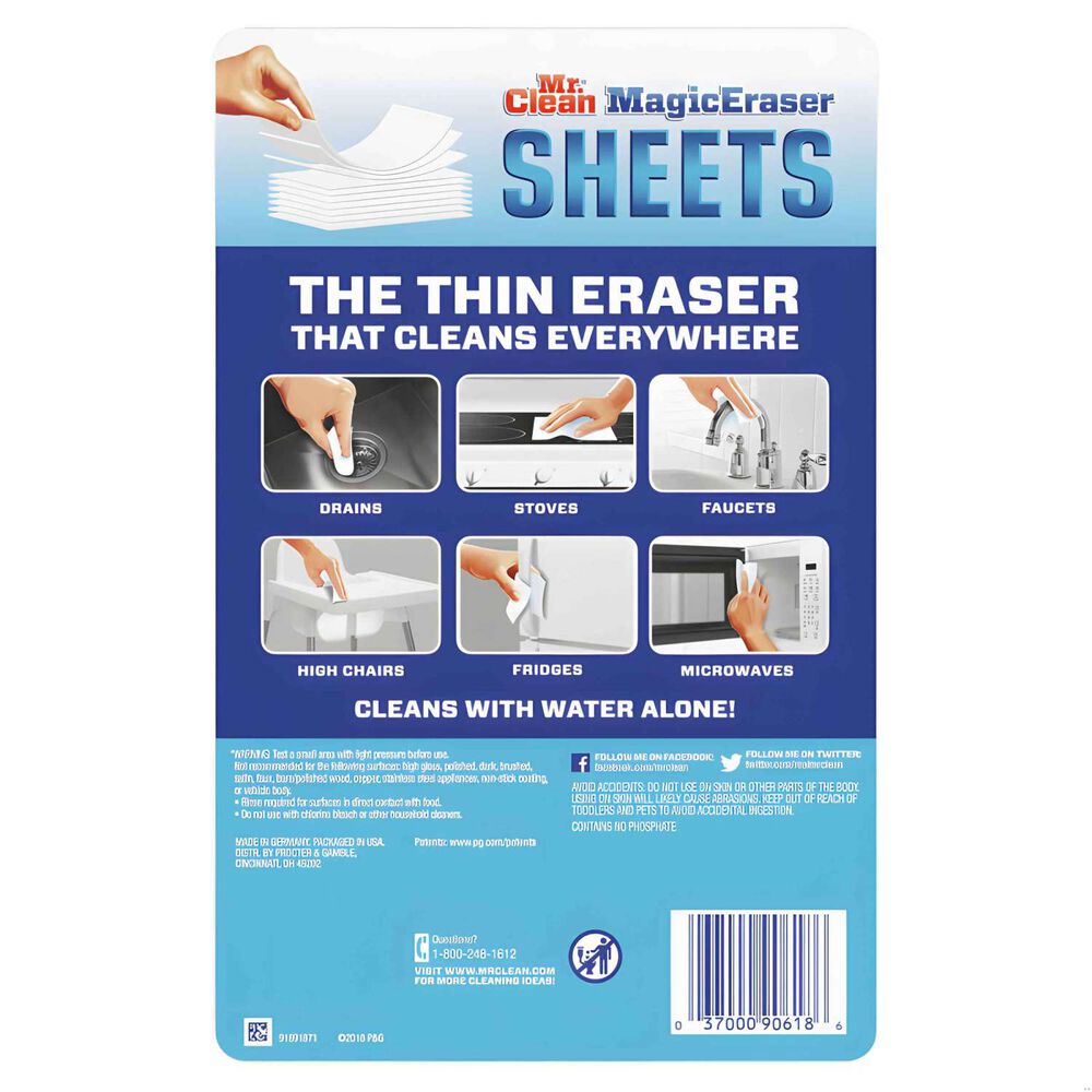 Magic Eraser Sheets 16 Hojas - Mr. Clean image number 1.0