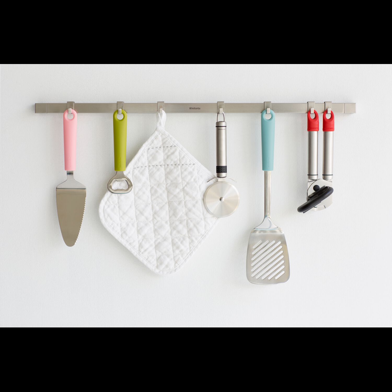 Barra Pared 60 Cm 7 Ganchos Matt Steel image number 4.0