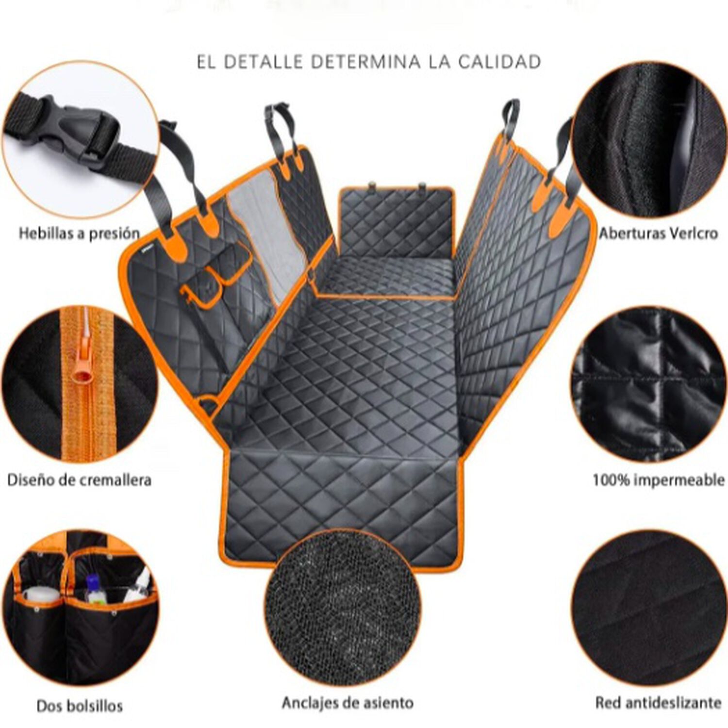 Funda Cubre Asiento Auto Mascotas image number 2.0