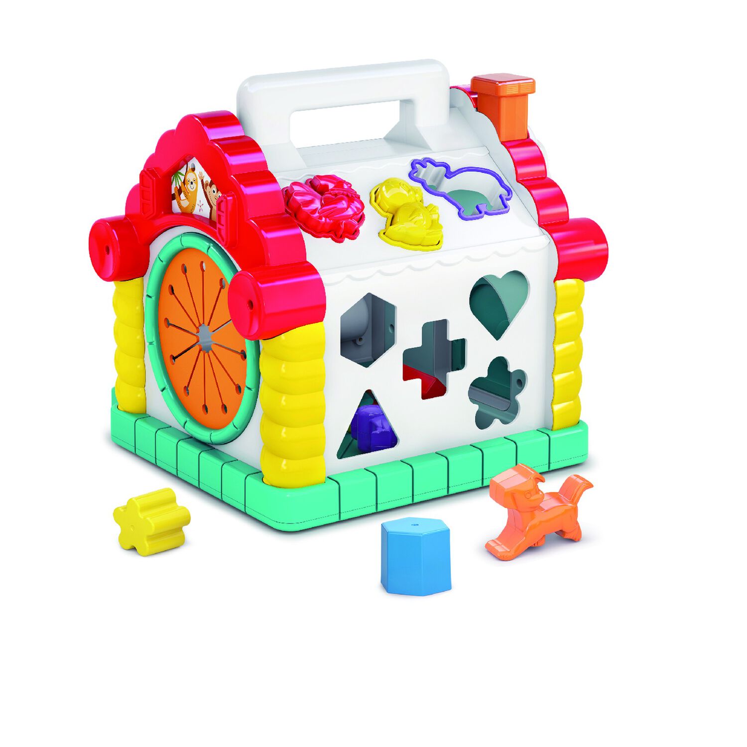 Juguete De Encaje Montessori Casita De Actividades Infantil image number 1.0