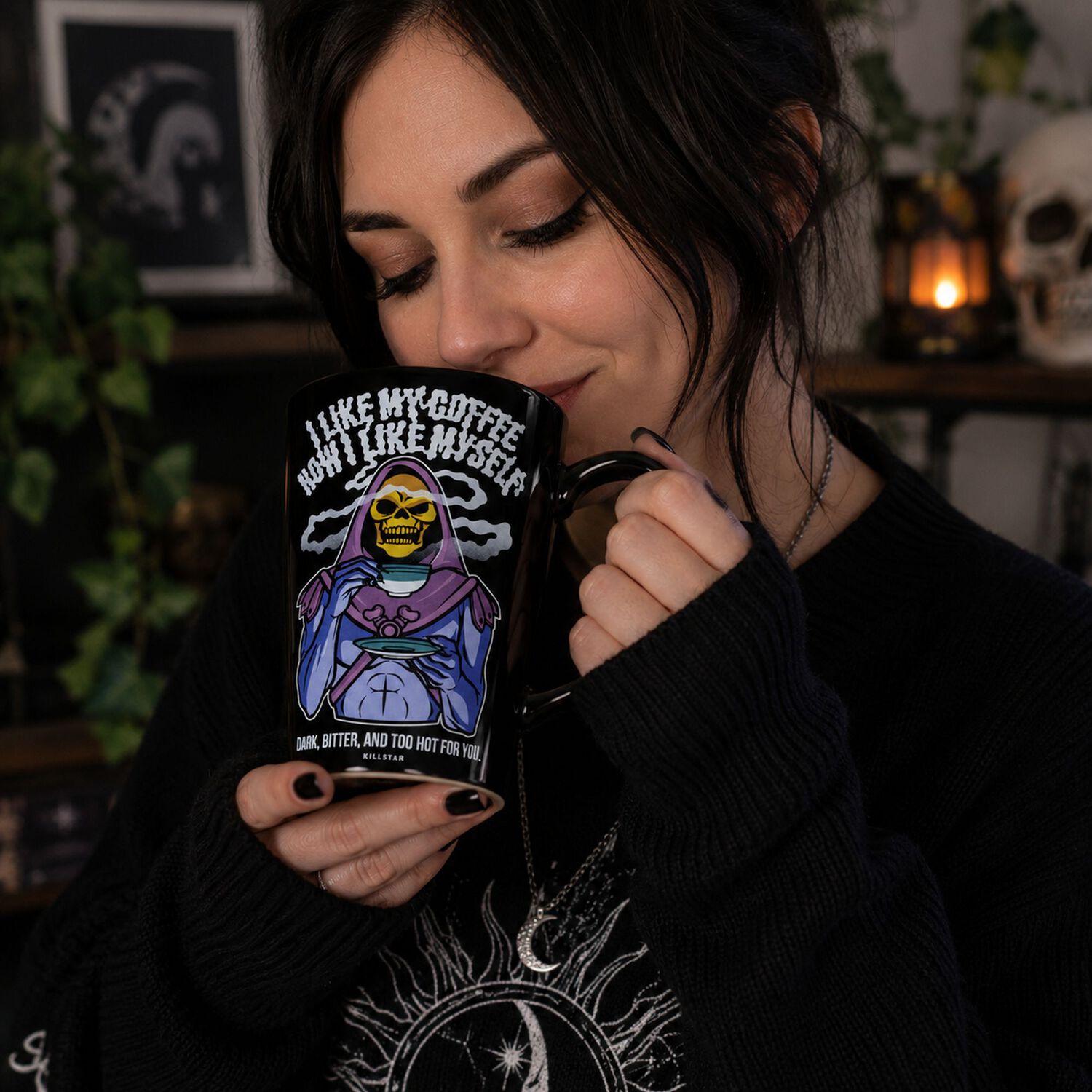 Tazon Cer&aacute;mica Skeletor Dark & Bitter Tall image number 2.0