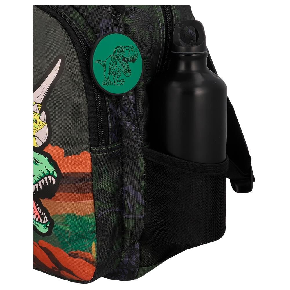 Mochila Xtrem Kinder 6xt Dino Verde Oliva image number 5.0
