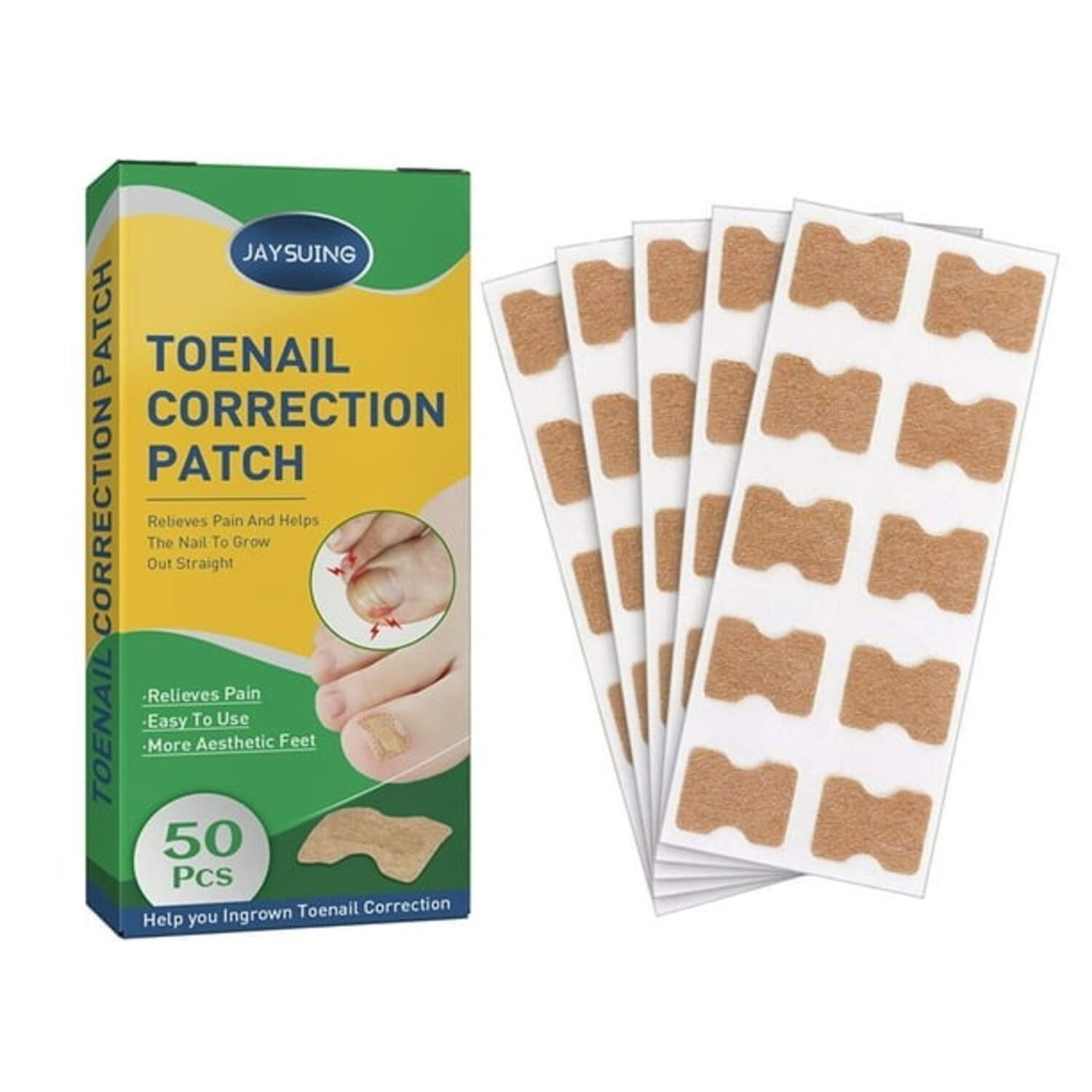 Pack X3 Pegatina De Correcci&oacute;n De Incrustaciones De Dedos Del Pie image number 1.0