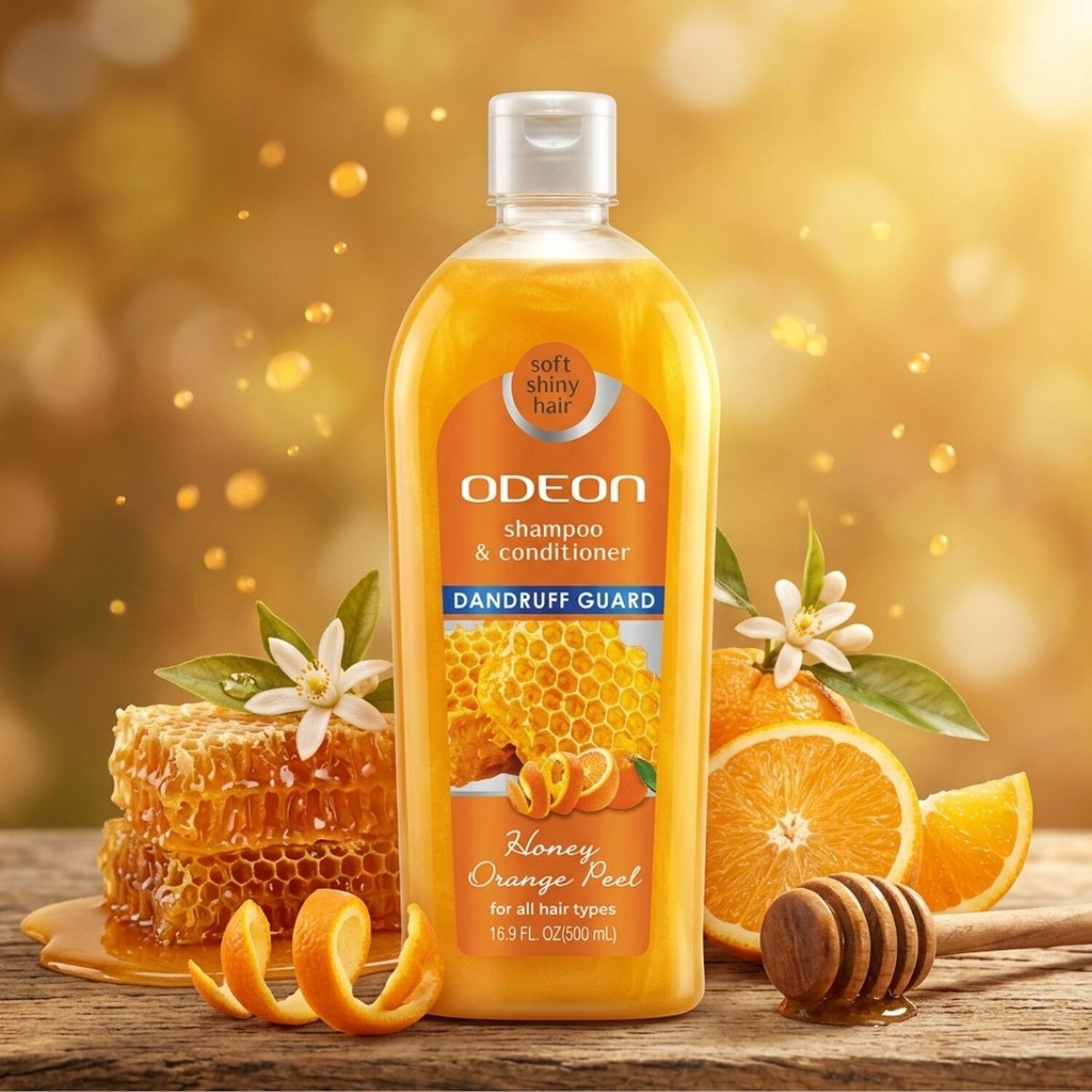 Odeon Shampoo Y Acondicionador Miel Naranja 500 Ml image number 1.0