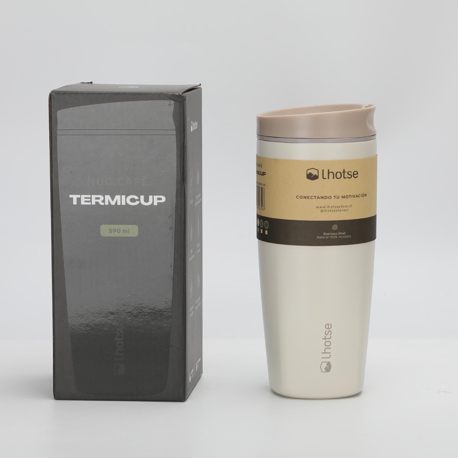 Vaso Mug T&eacute;rmico Agua Caf&eacute; Acero Inox Termicup 590 Ml Lhotse image number 6.0
