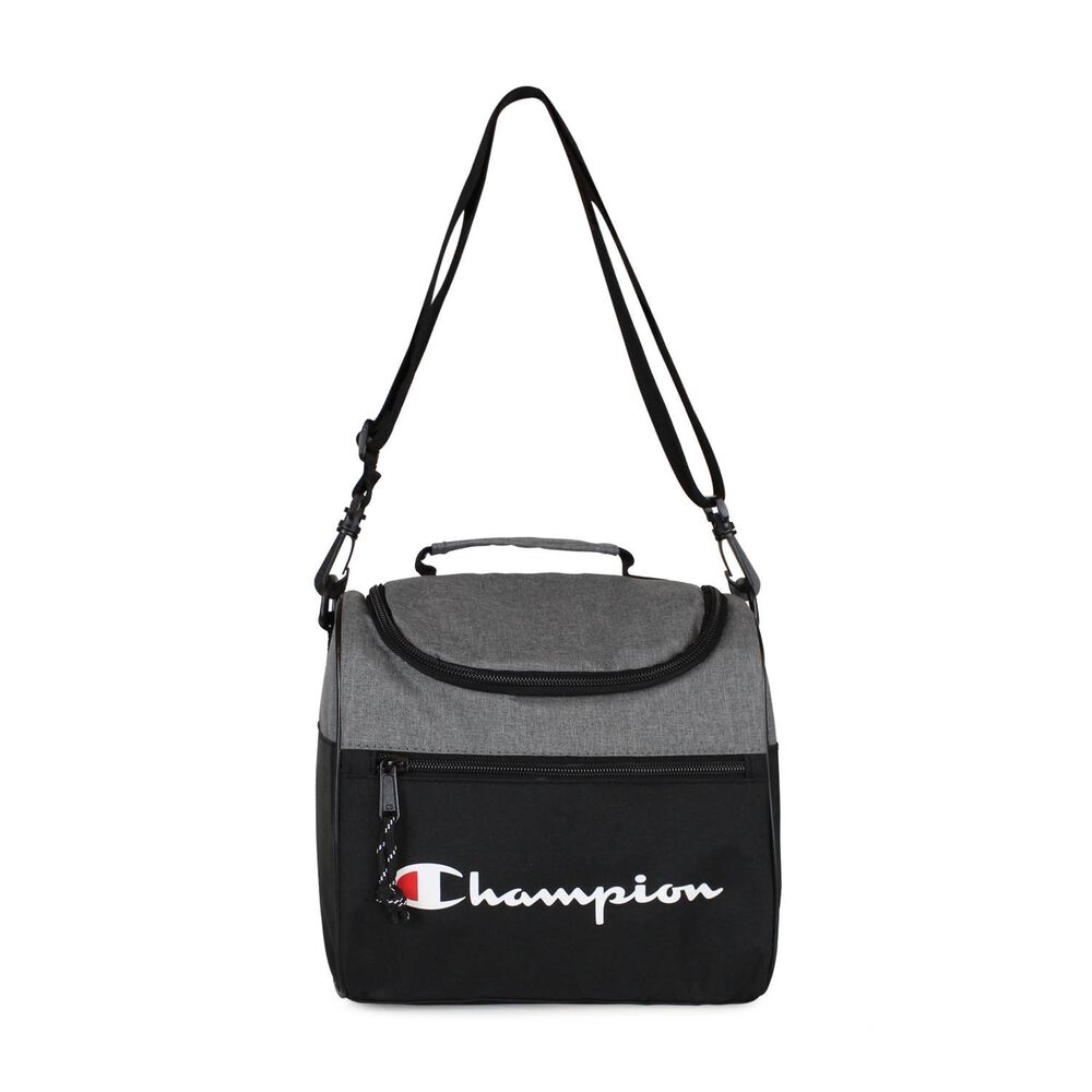 Pack Champion Bolso Atlanta 45lts + Lonchera Oxford Gris image number 5.0