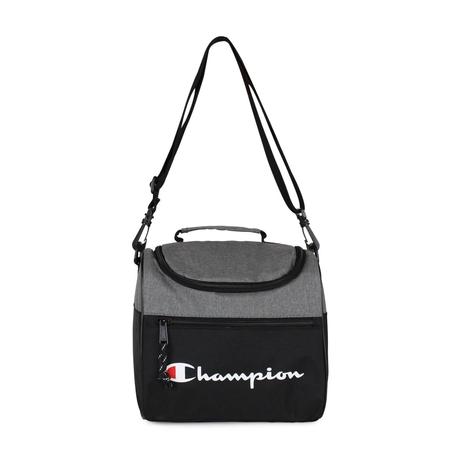 Pack Champion Bolso Atlanta 45lts + Lonchera Oxford Gris image number 5.0