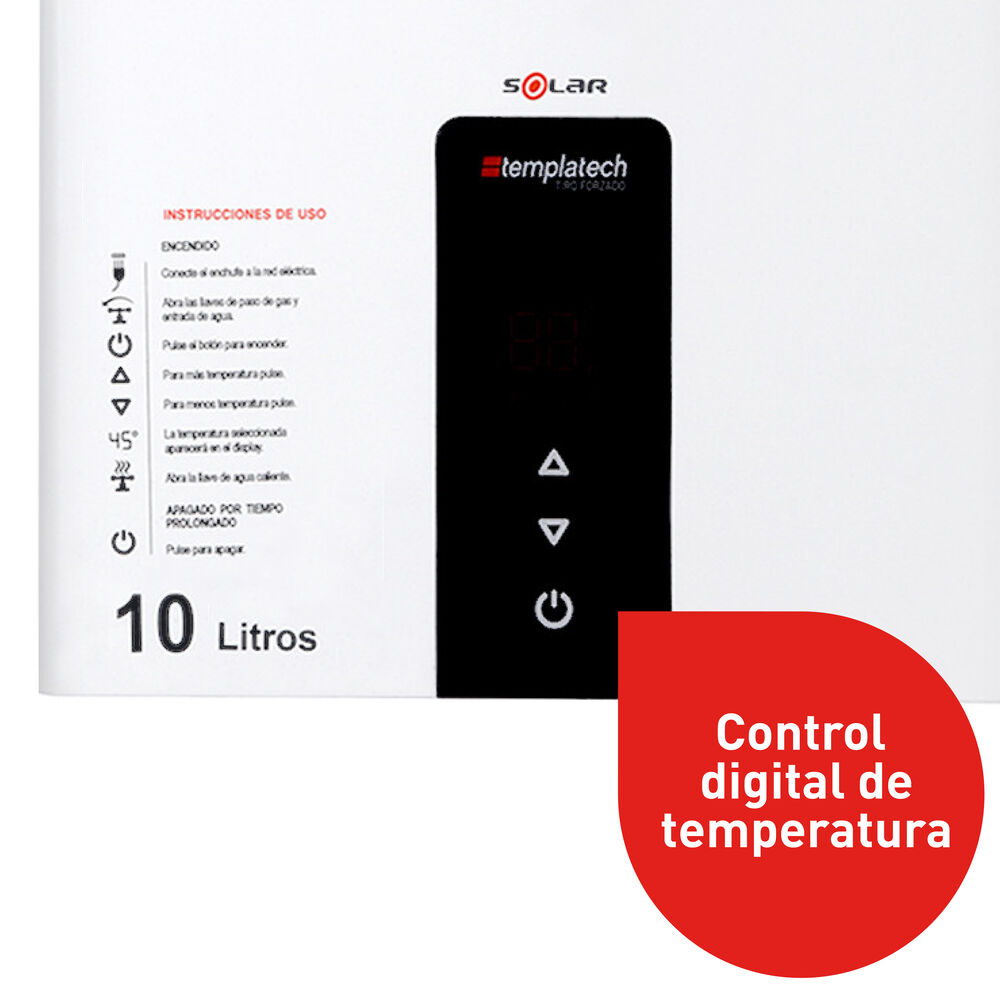 Calefont 10 Litros Gas Licuado C&aacute;mara Estanca Splendid image number 2.0