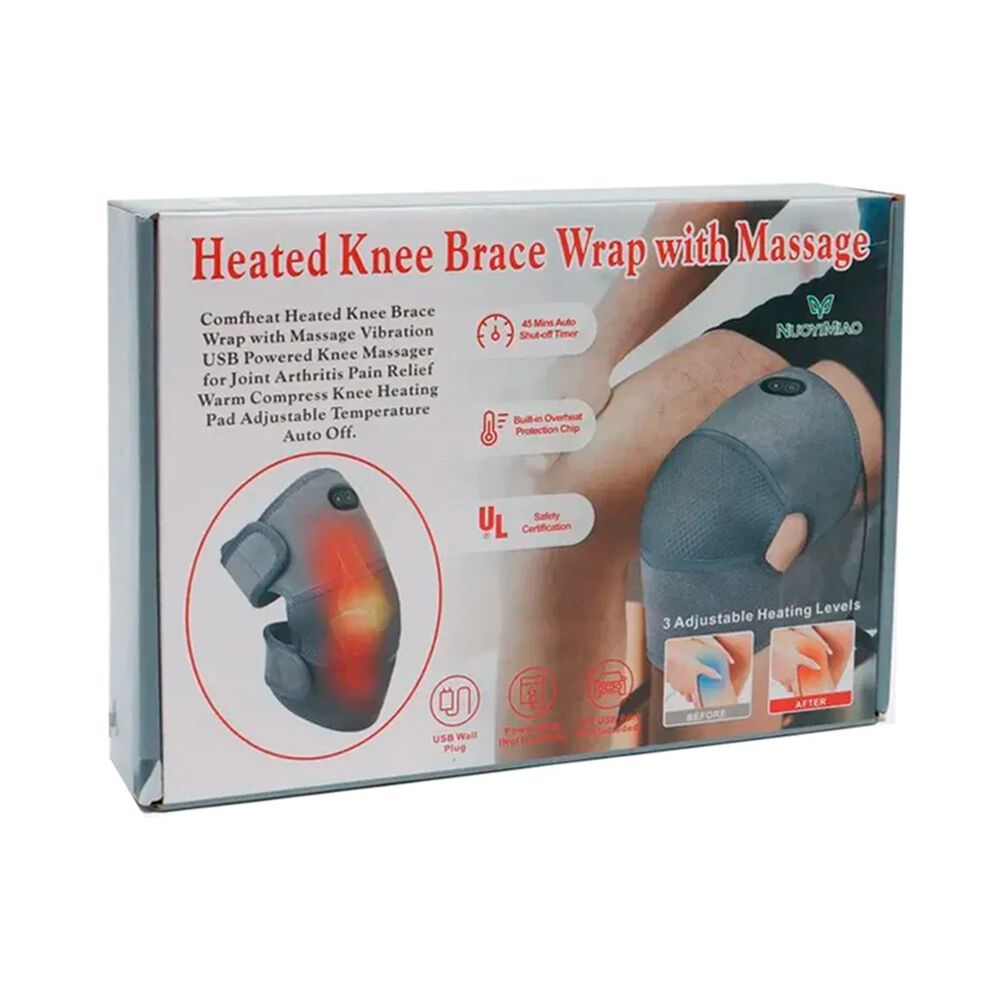 Masajeador El&eacute;ctrico Para Rodilla Con Calor Y Vibraci&oacute;n Ajustable image number 0.0