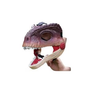Juguete Mascara De T-rex Movimiento Y Sonido Infantil