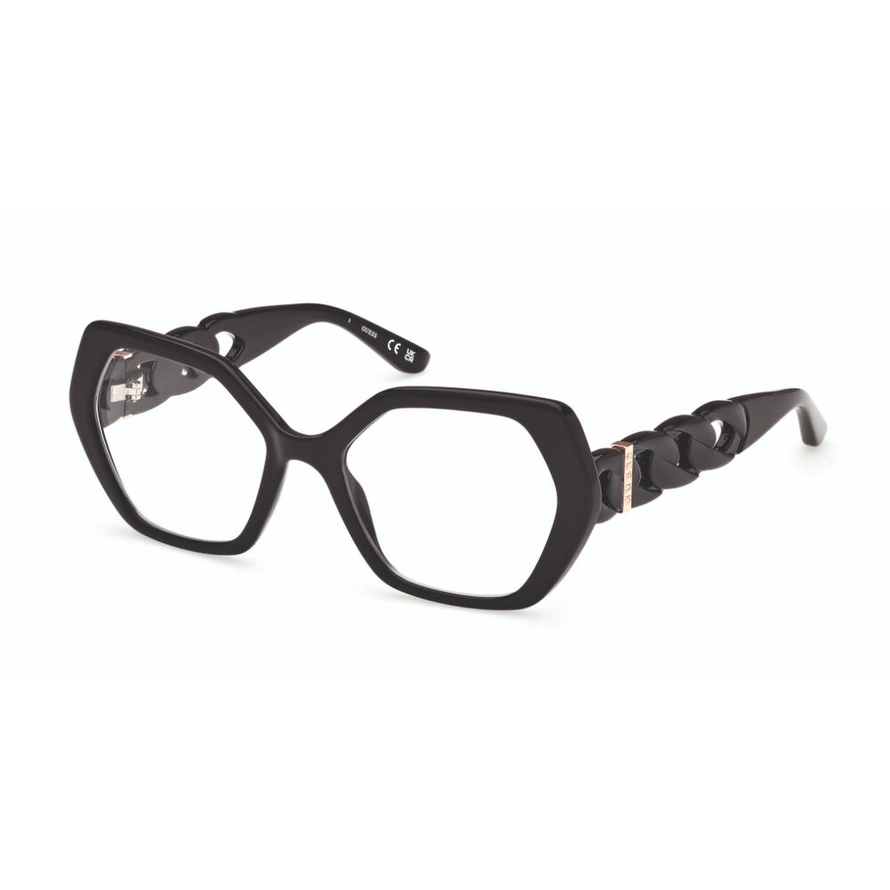 Lentes Ópticos Negro Brillante Guess image number 1.0