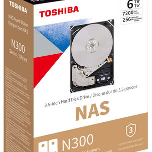 Toshiba Disco Duro Nas 6tb N300 3.5 Sata Hdwg460xzsta