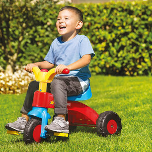 Tricilo A Pedales Rojo/azul Para Ni&ntilde;os 48x64x45 Cms Dolu