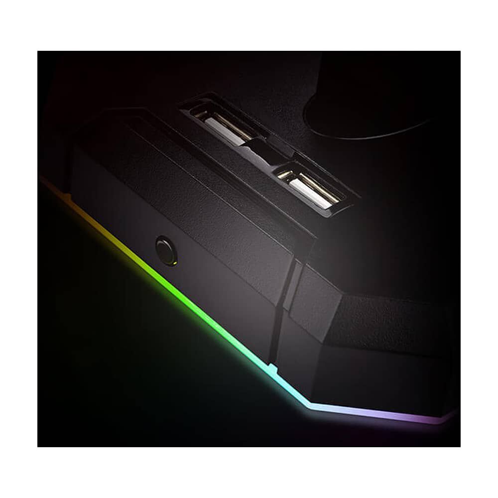 Soporte Para Aud&iacute;fonos Redragon Scepter Con Hub Usb Full Rgb image number 9.0