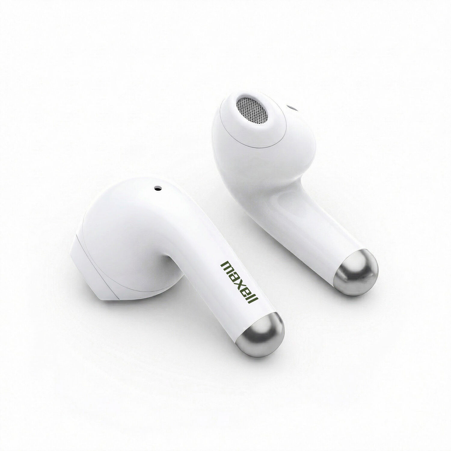 Aud&iacute;fonos Bluetooth Inal&aacute;mbricos Maxell Elio 12 Horas Blanco/verde image number 1.0