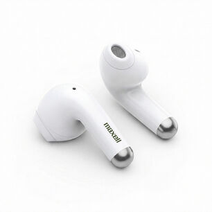 Aud&iacute;fonos Bluetooth Inal&aacute;mbricos Maxell Elio 12 Horas Blanco/verde