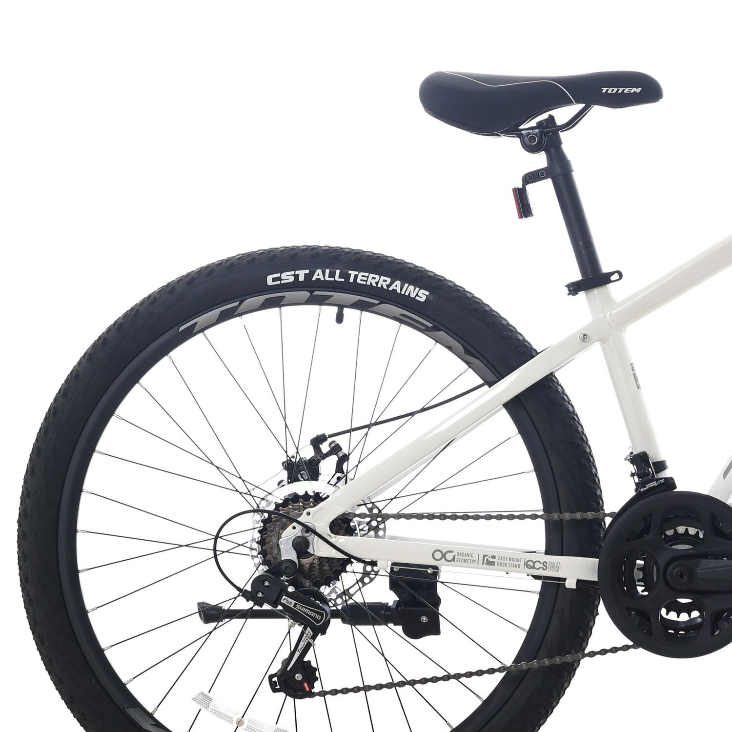 Bicicleta Totem Mtb Aro 26 Modelo Y650 Blanco Gris image number 2.0