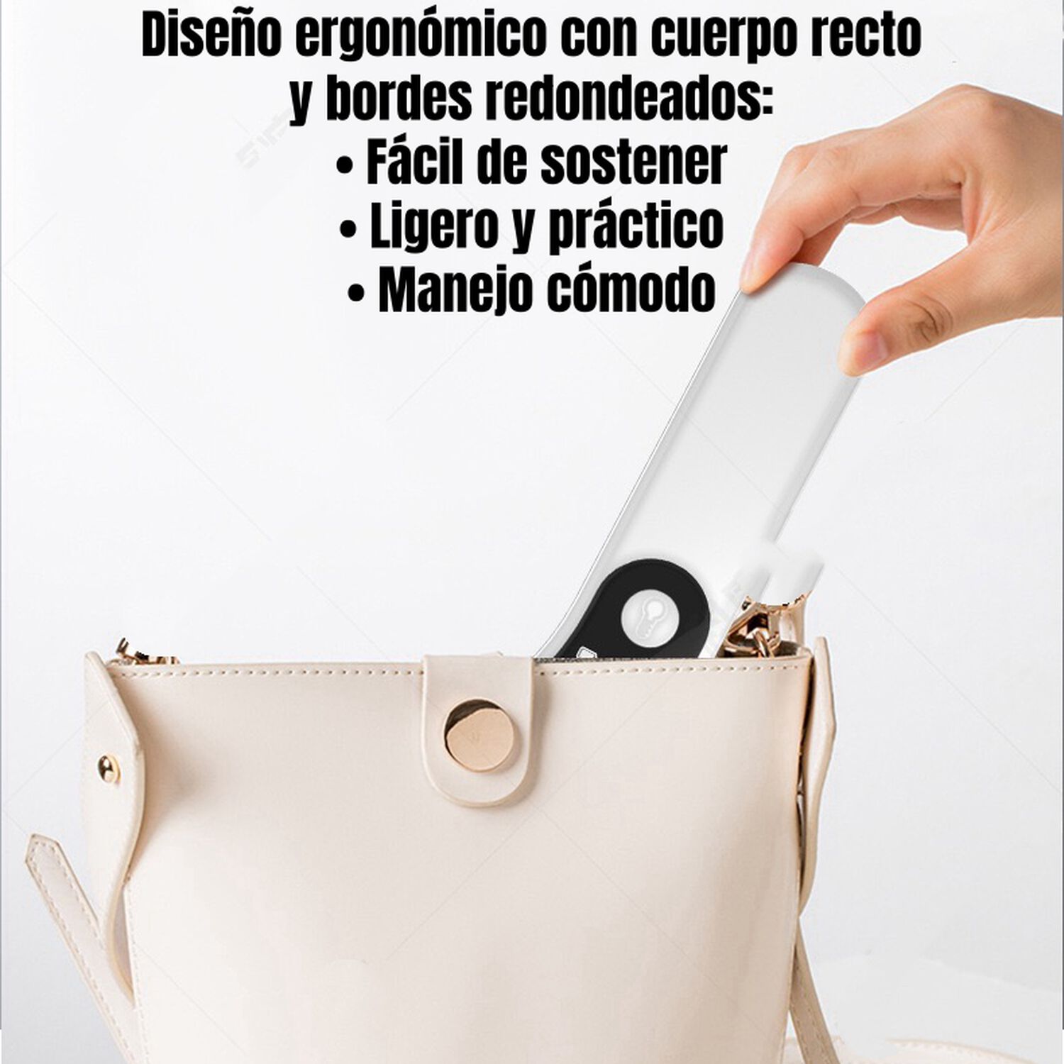 Term&oacute;metro Infrarrojo Digital Recargable M6 Blanco Lubabycas image number 6.0