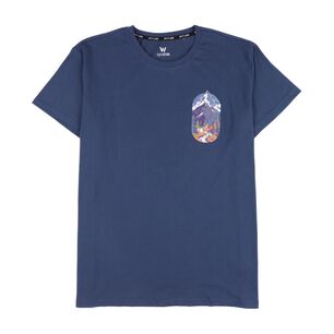Polera Deportiva Manga Corta Cuello Redondo Hombre Wetland