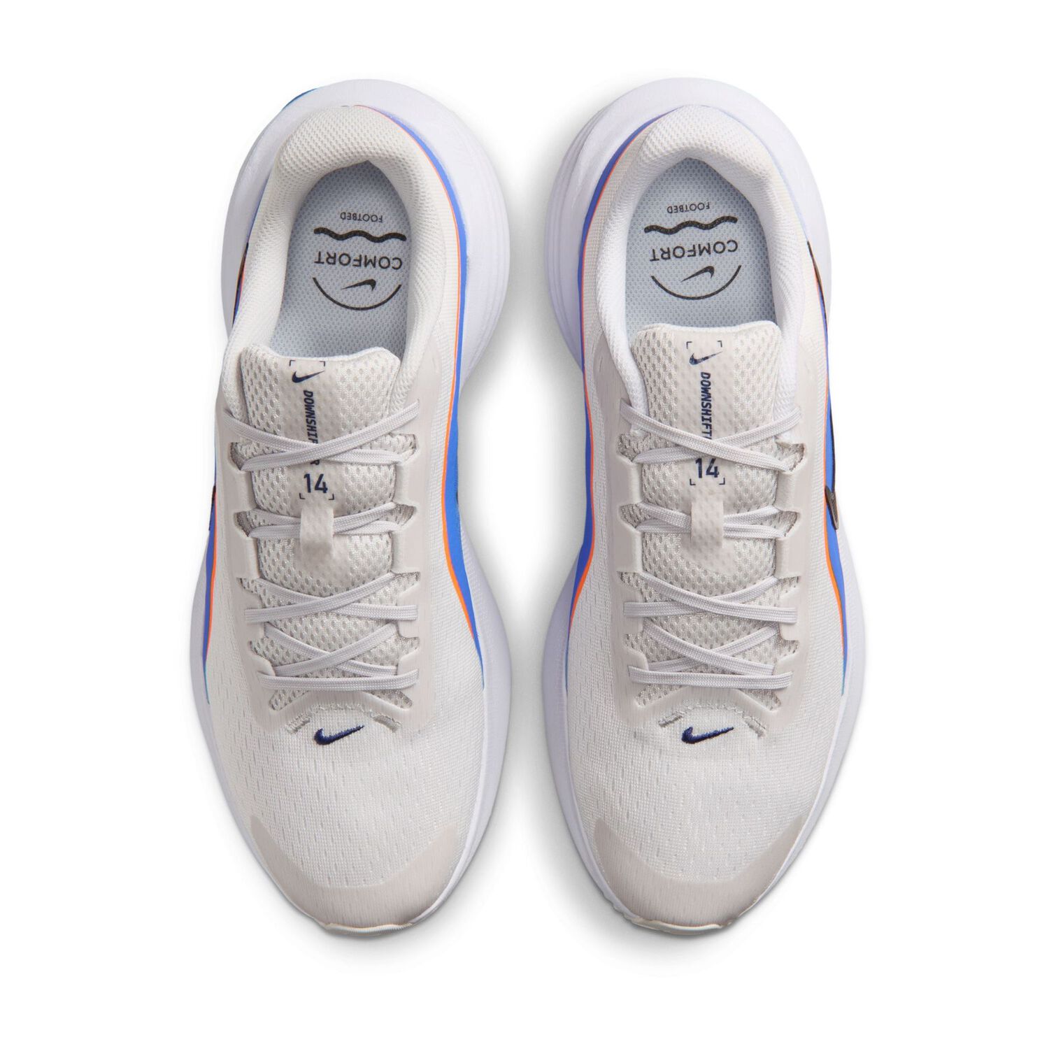 Zapatilla Nike Downshifter 14 Hombre Blanco image number 3.0
