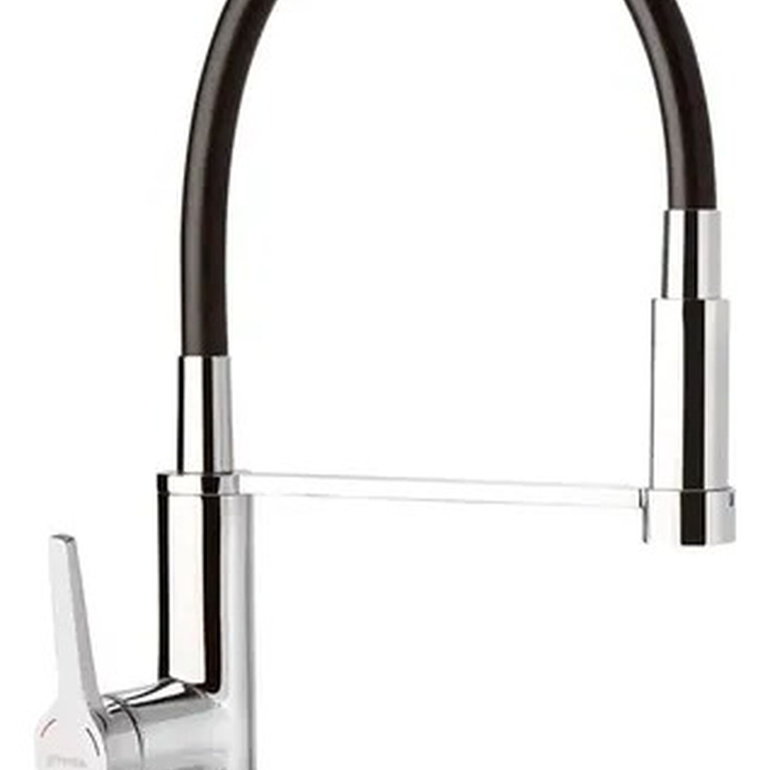 Monomando Lavaplatos Exo Stretto Cromada Cuello Negro Mate image number 3.0