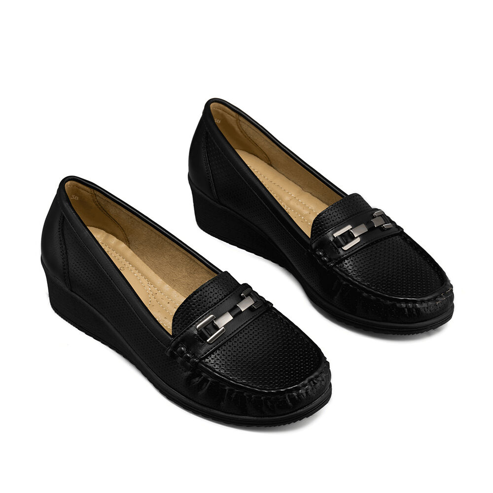 Mocasin Tacon Cu&ntilde;a Cl&aacute;sico C&oacute;modo Casual Mujer Weide Js80 image number 4.0