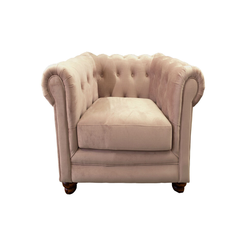 Sofa Florencia 1 Cuerpo Tela Velvet Beige image number 0.0
