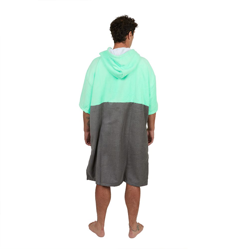 Poncho Terry Negro Verde / Poncho Surf Kano image number 2.0
